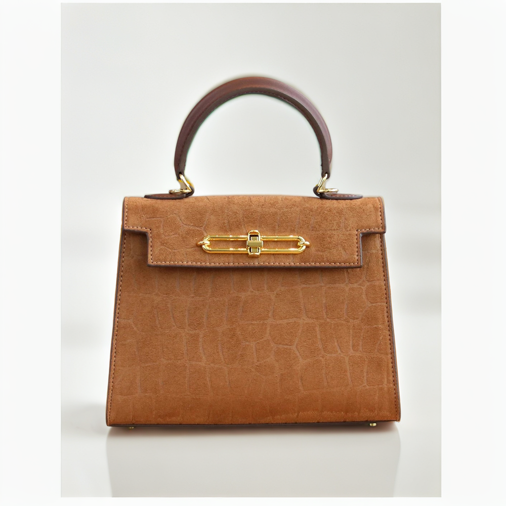 NyLaah Monaco Croc Tote