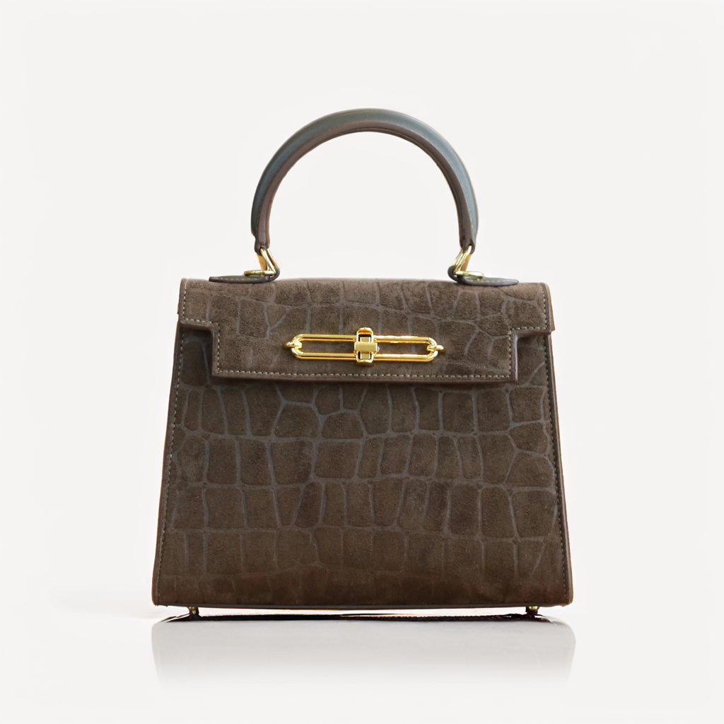 NyLaah Monaco Croc Tote