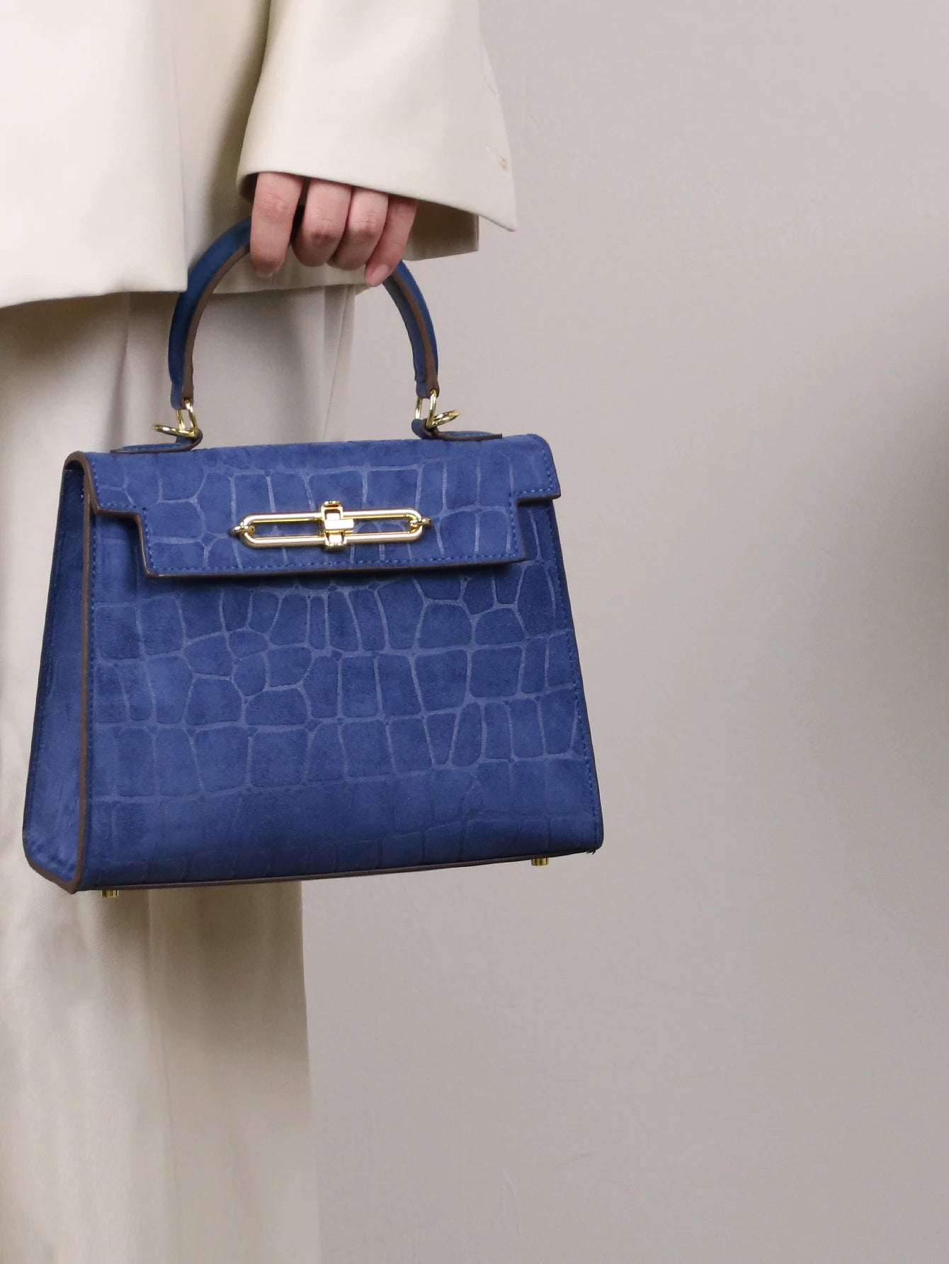 NyLaah Monaco Croc Tote